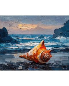 SHELL WITH OCEAN FOAM