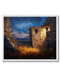 OLD STONE FORT WALLS - FRAMED