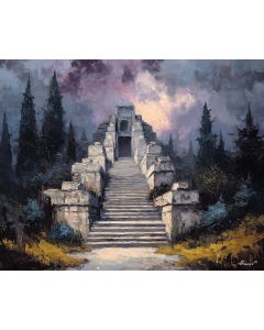 MARBLE STAIRWAY TEMPLE