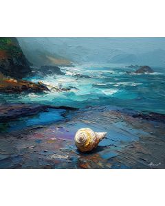 SHELL NEAR TIDEPOOL