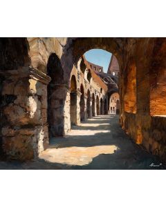 COLOSSEUM CORRIDOR SHADOWS