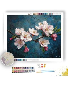 APPLE BLOSSOM BRANCH - Paint by Numbers Full Kit