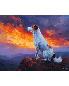 DOG WITH WAGGING TAIL