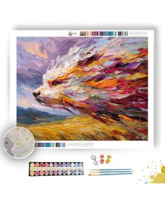 WIND BLOWN SCREAM MOMENT - Paint by Numbers Full Kit
