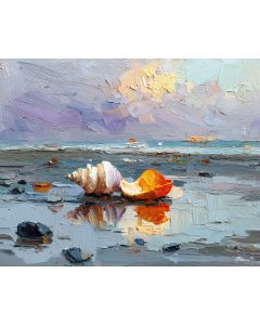 SHELL ON WET STONES
