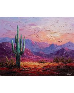 CACTUS IN DESERT SAND