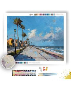 PALM BEACH BOARDWALK - Paint by Numbers Full Kit