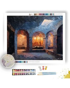 ROMAN BATH CHAMBER - Paint by Numbers Full Kit