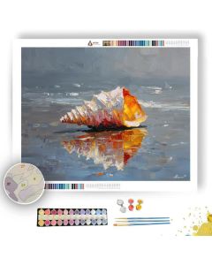 SHELL WITH REFLECTIONS - Paint by Numbers Full Kit