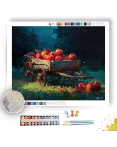 APPLE HARVEST CART - Paint by Numbers Full Kit