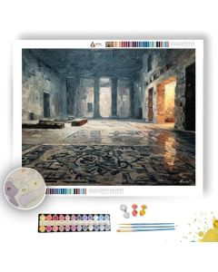ROMAN MOSAIC FLOOR HALL - Paint by Numbers Full Kit