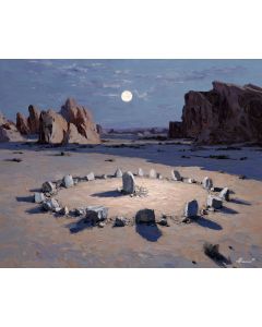 MOON ALTAR IN DESERT