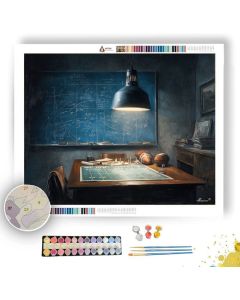 PLAYBOOK UNDER LAMP - Paint by Numbers Full Kit