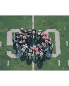 HUDDLE AT MIDFIELD
