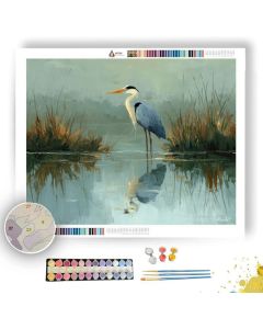 HERON BY REED EDGE - Paint by Numbers Full Kit