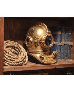 DIVER HELMET SHELF
