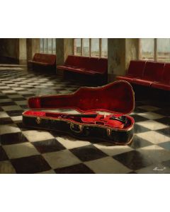 RED VIOLIN CASE