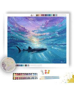 VIOLET SHORE VIEW - Paint by Numbers Full Kit