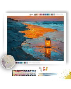 BEACH THRESHOLD LANTERN - Paint by Numbers Full Kit