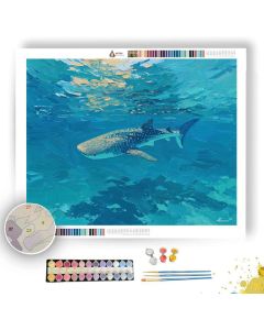 WARM DRIFT PAPER - Paint by Numbers Full Kit