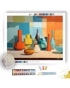 MIDCENTURY HUSH WOOD - Paint by Numbers Full Kit