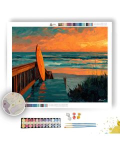 BOARDWALK HUSH TERRACE - Paint by Numbers Full Kit