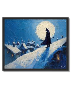 SNOW TRACE - FRAMED