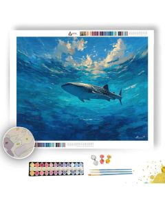 CLOUD BLUE HALO - Paint by Numbers Full Kit