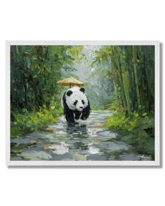 RAIN HALO WOOD - FRAMED