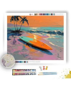 WOOD PALM - Paint by Numbers Full Kit