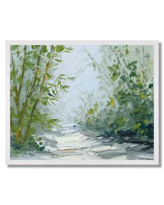 SILK MISTY DETAIL - FRAMED