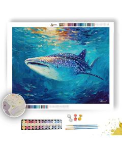 OPEN GLOW COBALT - Paint by Numbers Full Kit