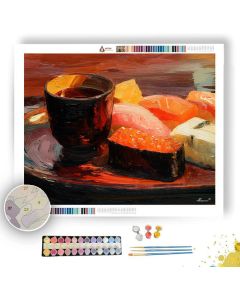 SAKE RHYTHM WINDOW - Paint by Numbers Full Kit