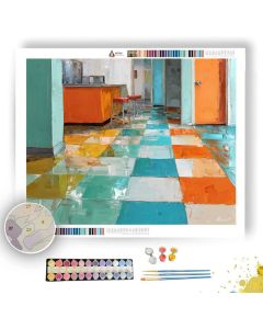 PAPER FLOOR THRESHOLD - Paint by Numbers Full Kit