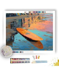 SHADOW SUNSET SCENE - Paint by Numbers Full Kit