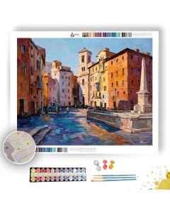 SUNLIT FORUM HOUR - Paint by Numbers Full Kit