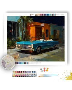 COBALT CONVERTIBLE - Paint by Numbers Full Kit