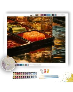 GLASS BAMBOO PASSAGE - Paint by Numbers Full Kit
