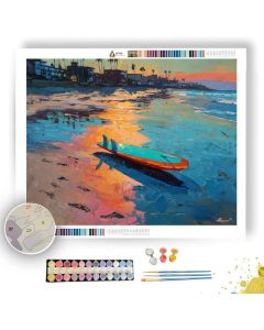 BEACH GLOW TERRACE - Paint by Numbers Full Kit