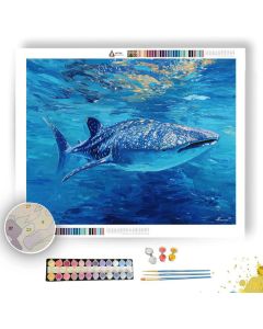 WOOD GLASSY HUSH - Paint by Numbers Full Kit