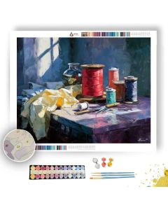 WINDOW-LIT GLOW - Paint by Numbers Full Kit