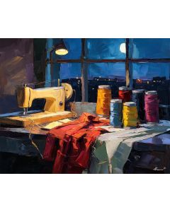 MOONLIT WINDOW-LIT