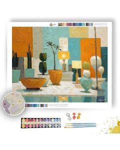 GARDEN LIGHT SCENE - Paint by Numbers Full Kit
