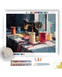 IRON CHALK RHYTHM - Paint by Numbers Full Kit