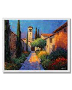 COBBLESTONE PATH GARDEN - FRAMED