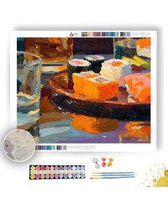 CANDLE HOUR WINDOW - Paint by Numbers Full Kit