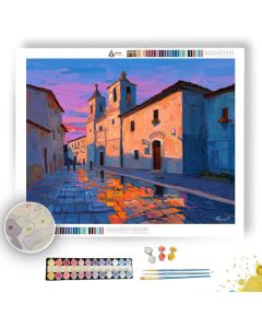 QUIET COBBLESTONE PATH - Paint by Numbers Full Kit