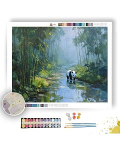 SILK BANK VIEW - Paint by Numbers Full Kit
