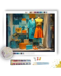 PAPER FASHION - Paint by Numbers Full Kit