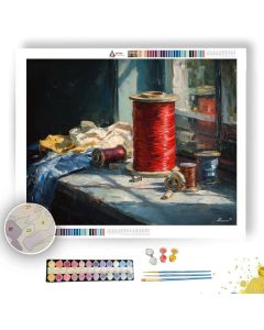 WINDOW-LIT WATERLINE - Paint by Numbers Full Kit